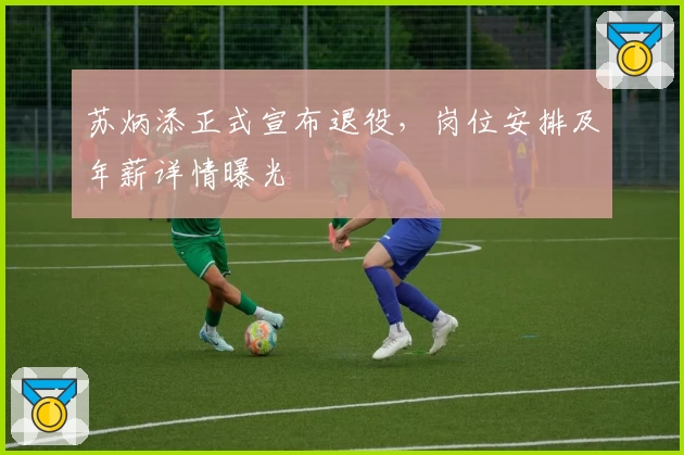 苏炳添正式宣布退役,岗位安排及年薪详情曝光